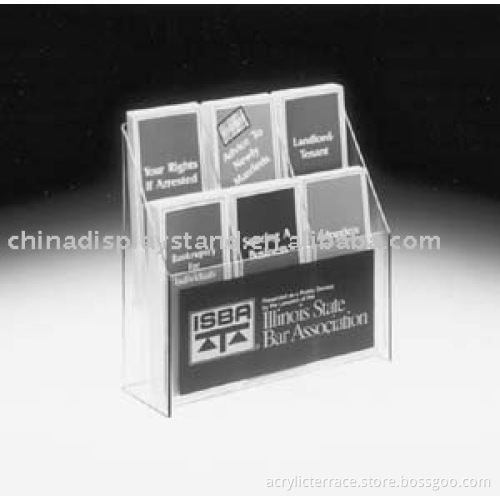 acrylic brochure/literature/leaflet display stand